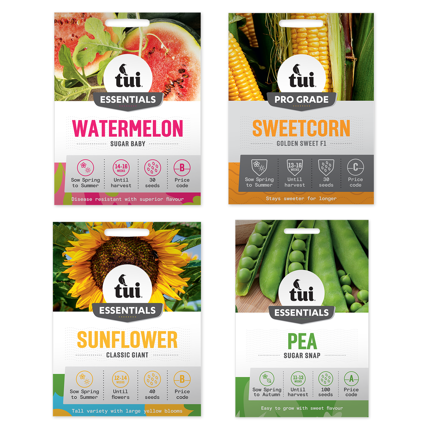 Tui Seeds Bundle - Kids Favourites