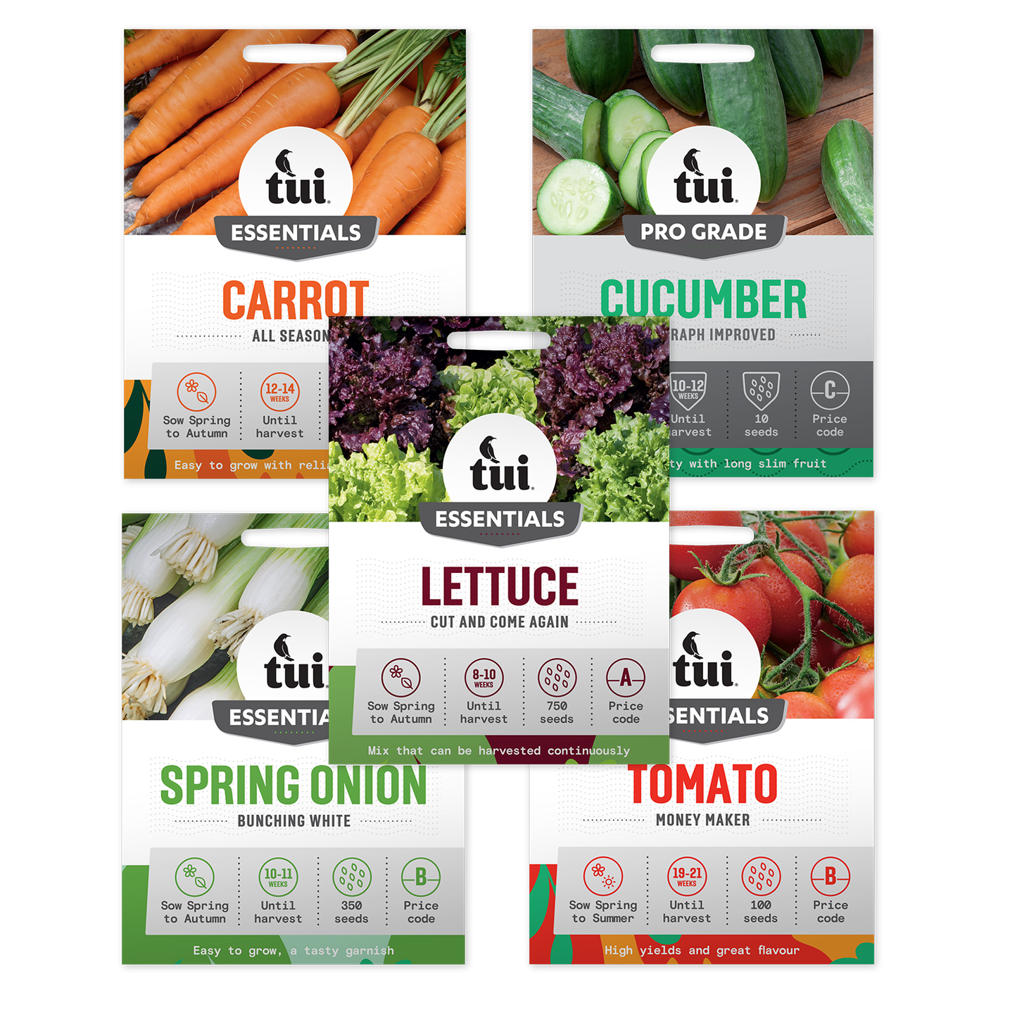 Tui Seeds Bundle - Spring Starter Kit